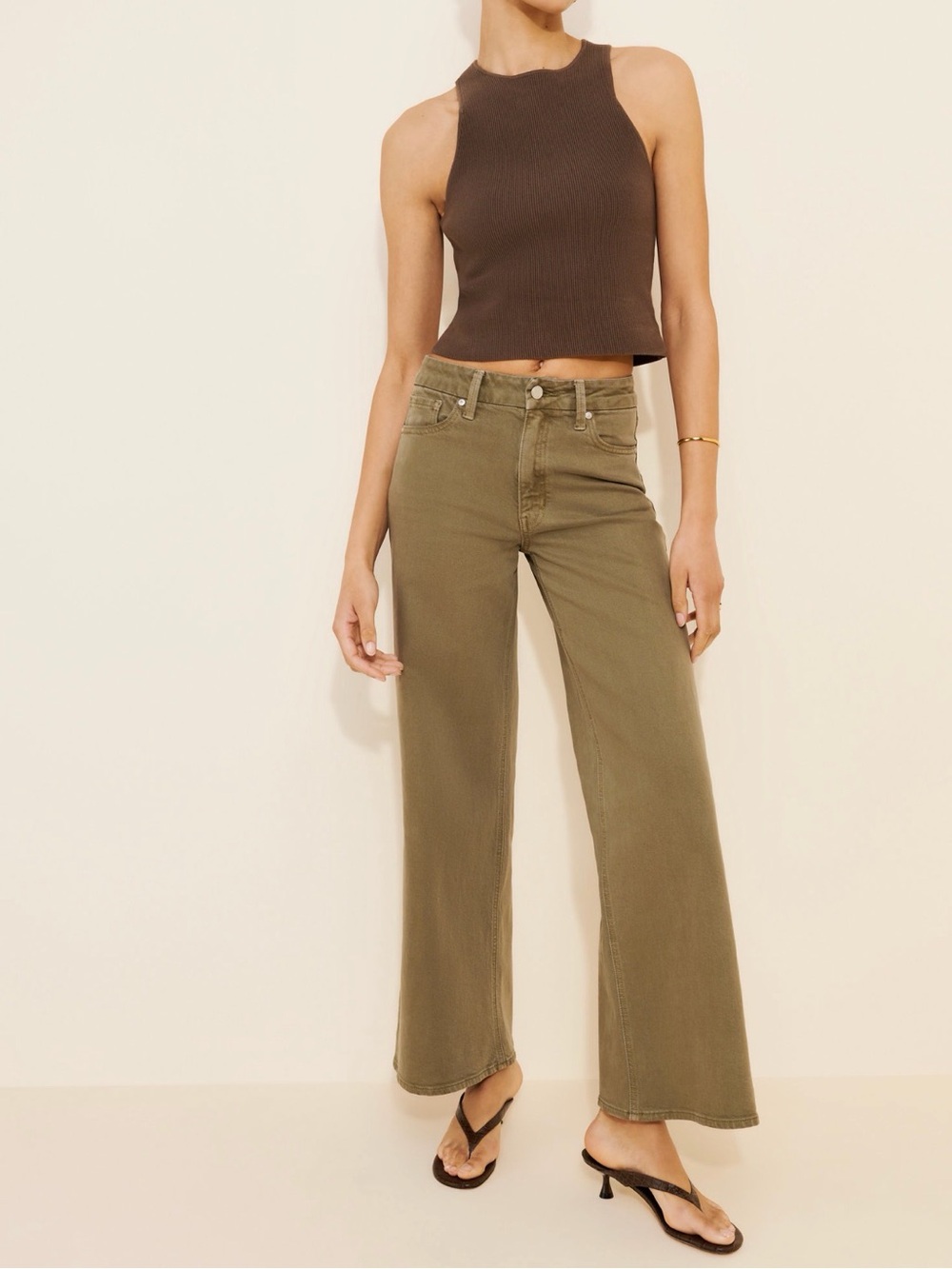 Relaxed Mid-Rise Wide-Leg Denim